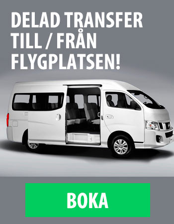 Transfer frn flygplatsen till ditt hotell!