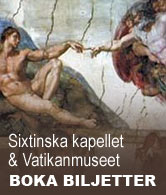 Kp biljetter till Vatikanmuseet och Sixtinska kapellet.